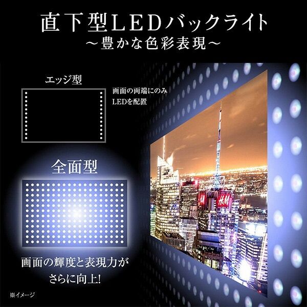YAMAZEN 24V型 ハイビジョン 液晶テレビ Wチューナー 地上/BS