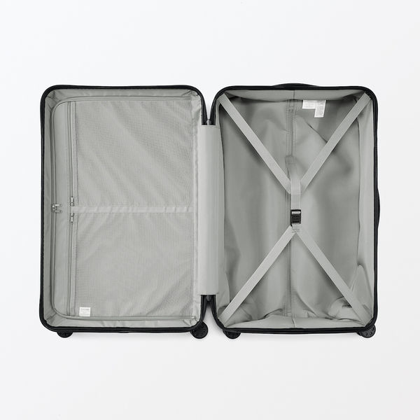 無印良品 バーを自由に調節できる ハードキャリーケース 75L カーキ