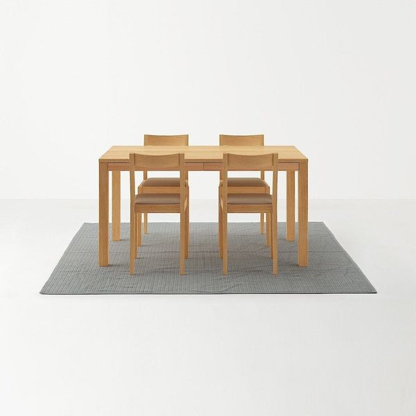 無印良品 抗菌キルティングラグこたつ下敷兼用・１９５×１９５ｃｍ・ライトベージュ 無印良品 公式】洗いざらしの綿キルティングラグ・こたつ下敷