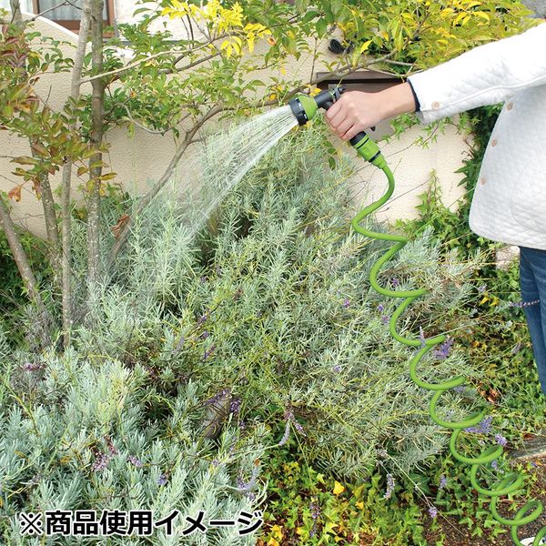 藤原産業 セフティー3 コイルホースNEXT 15m オリーブ SCHNTー15