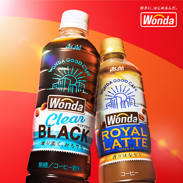 アサヒ飲料 Wonda ワンダ クリアブラック 500ml 1セット（48本