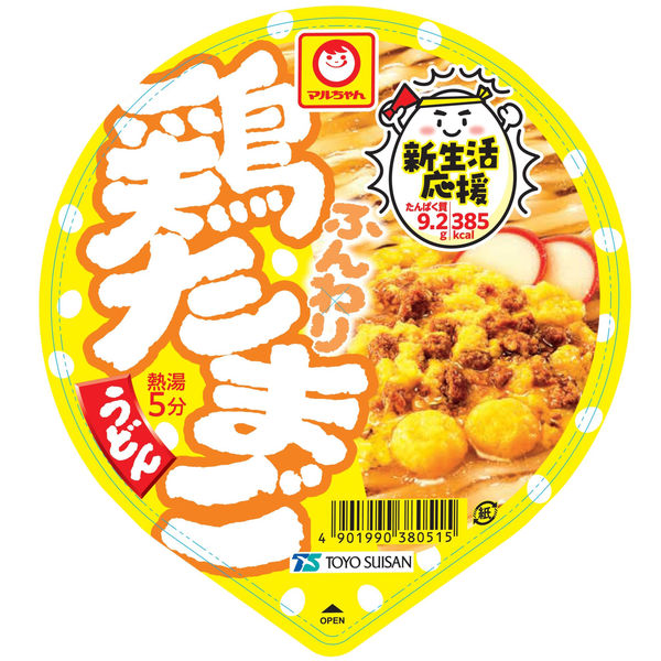 マルちゃん ふんわり鶏たまごうどん 94g 1セット（1個×6） 東洋