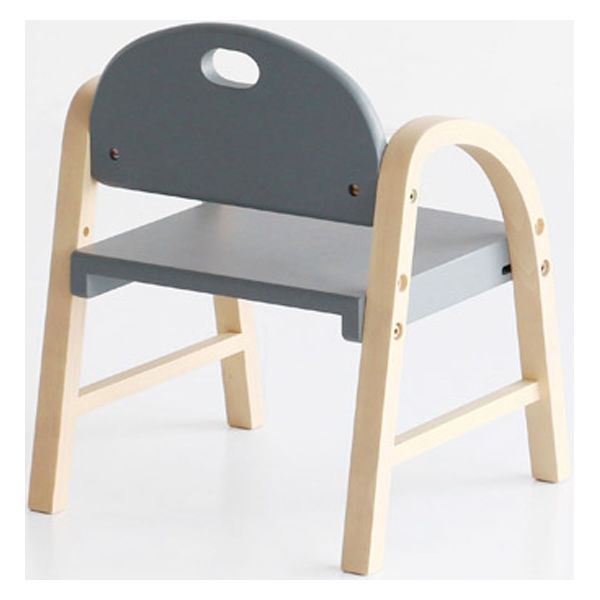 アミー キッズアームチェア ストームグレー ILC-3434SGY 1脚（直送品