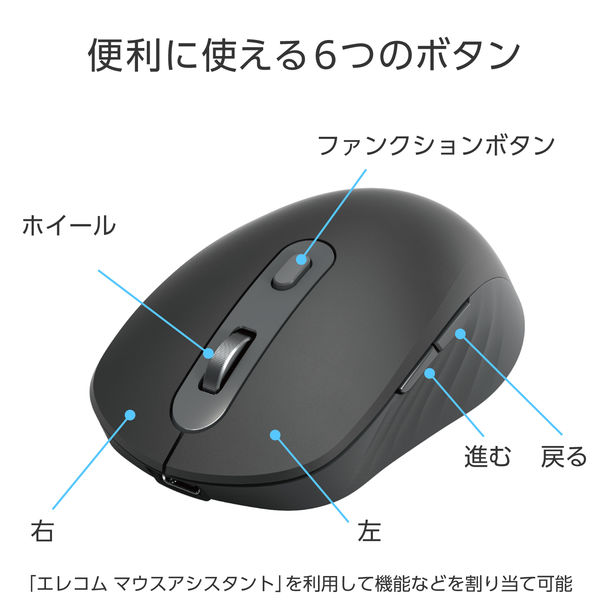 黒いワイヤレスマウス Windowsロゴ付き Ninjutso（ニンジュツォ） Sora ソラ ワイヤレスマウス ブラック