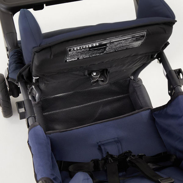 二人でゴー用リアシート フットサポート付 二人でゴー用リアシート フットサポート付（ブラック