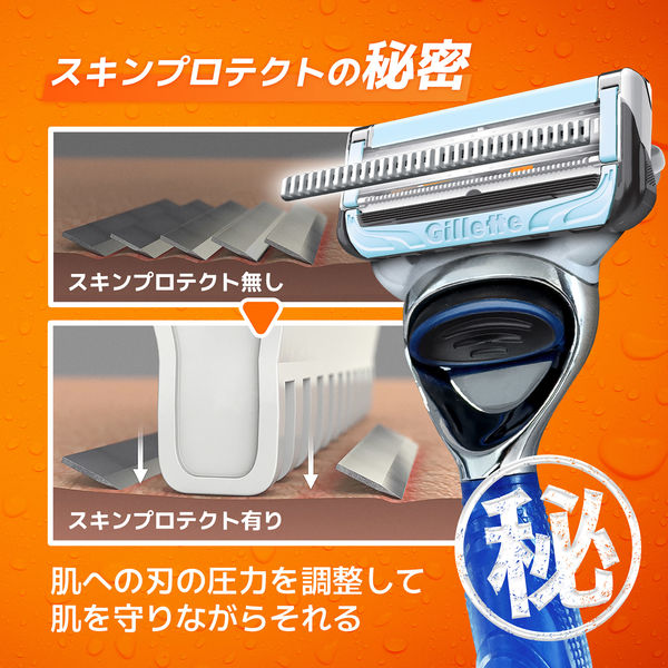 ジレット（Gillette） フュージョン ボディ カミソリ 男性 替刃3
