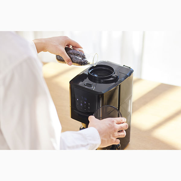 BRUNO コーン式ミル付き全自動コーヒーメーカー(ブラック) BOE144-BK 1