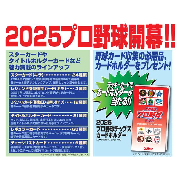 スナック菓子 ポテトチップス 2025 プロ野球チップス 22g 1
