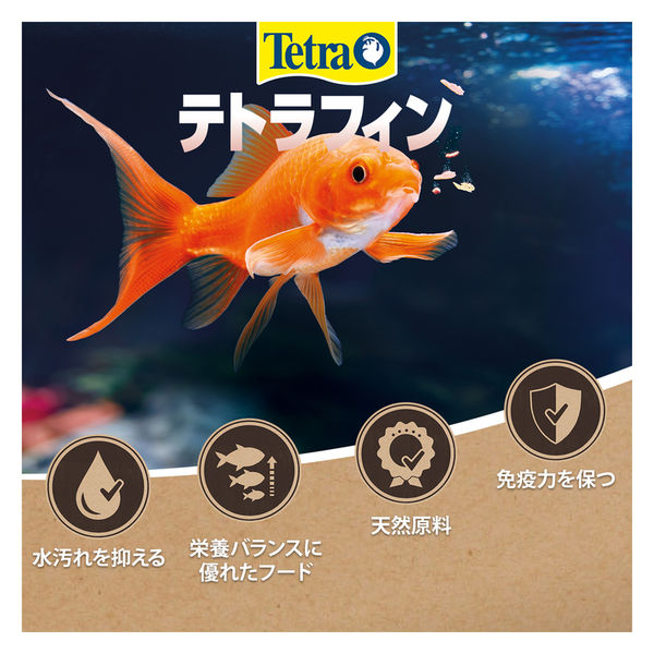 テトラ テトラフィン 金魚のえさ 観賞魚用フード フレークタイプ 180g