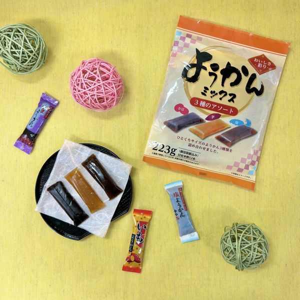 羊羹 個包装 ようかんミックス3種のアソート 223g 12個入 1セット(1袋