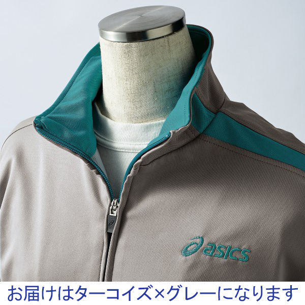 萌 ジャケット 住商モンブラン アシックス ジャケット CHM507 男女兼用 ターコイズ