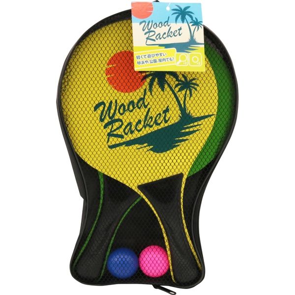 池田工業社 ビーチテニスラケット　木製　ビーチテニス　ラケット　マリンスポーツ　ラリー　海　レジャー 55960 2個（直送品）
