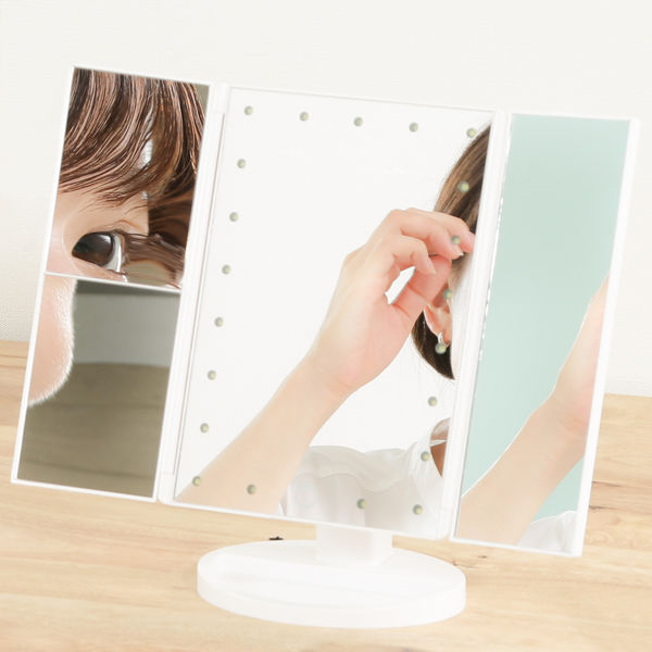 卓上ミラー Amazon.co.jp: LunarCorky 化粧鏡 卓上鏡 等倍&10倍拡大鏡 LED