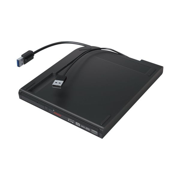 ポータブルBDドライブ バッファロー USB3.2（Gen1）対応 書込ソフト添付 BRXL-PTV6U3-BKB 1台