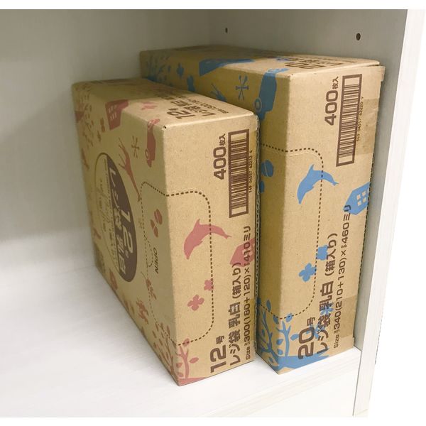 アルフォーインターナショナル 箱入りレジ袋「乳白タイプ」 45号-1500枚 大箱(300枚×5） R-245-300PX5-BOX（直送品） -  アスクル