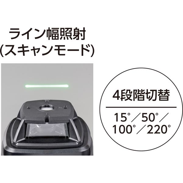 シンワ測定 シンワ スピニングレーザー グリーン 70817 HV-3 1個（直送品） - アスクル