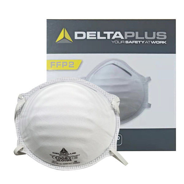 セーフラン安全用品 M1200C ヨーロッパEN規格FFP2マスク お面式 1箱20