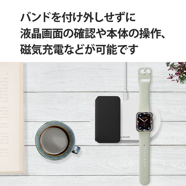 Apple Watch バンド 41 40 38mm クリア - スマホアクセサリー