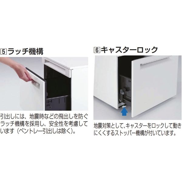 オカムラ アドバンス 片袖机 3段(B5) 引出し付 標準 幅1200×奥行700×高さ720mm 3V1PEJ MK61 1台(直送品) オカムラ アドバンス 片袖机 3段(B5) 引出し付 標準 幅1200×奥行700×高さ720mm 3V1PEJ MK61 1台(直送品)