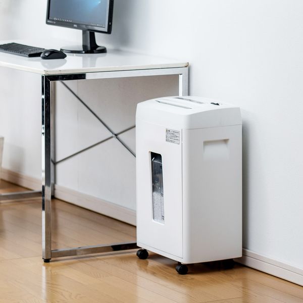 サンワダイレクト 電動シュレッダー（マイクロカット・極小カット・1