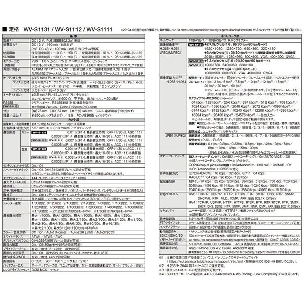 パナソニック 屋内HDボックスNWカメラ(レンズ別売) WV パナソニック 屋内HDボックスNWカメラ(レンズ別売) WV