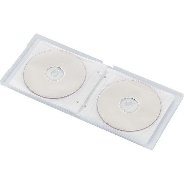 エレコム ファイルケース DVD BD CD 対応ファイルケース 12枚収納 クリア CCD-FB12CR