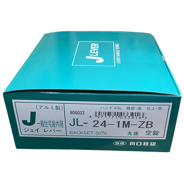 川口技研 ジェイレバーハンドル JL-24-1M-ZB B/S 50mm JL24-1M