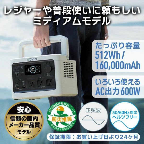 JVCケンウッド ポータブル電源 BN-RF510 1個(直送品) - アスクル JVCケンウッド ポータブル電源 BN-RF510 1個(直送品) - アスクル