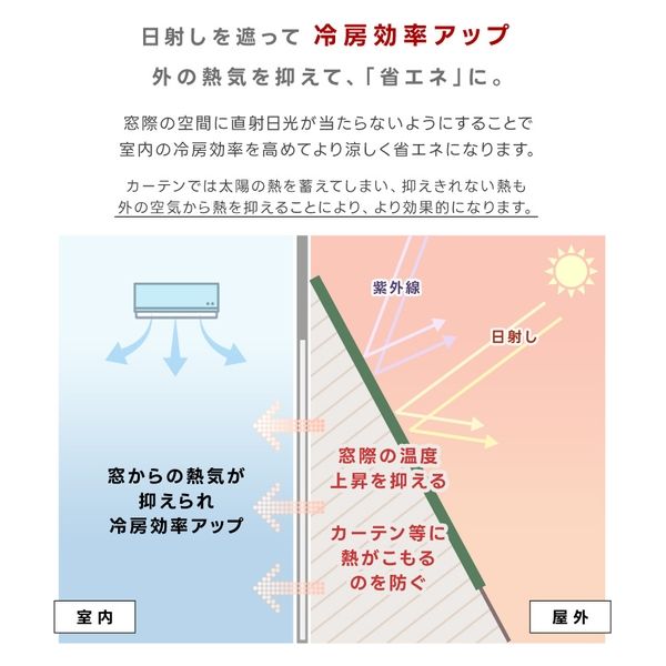 谷村実業 洋風たてす 2m 伸縮式 日よけ シェード 節電 ブラウン