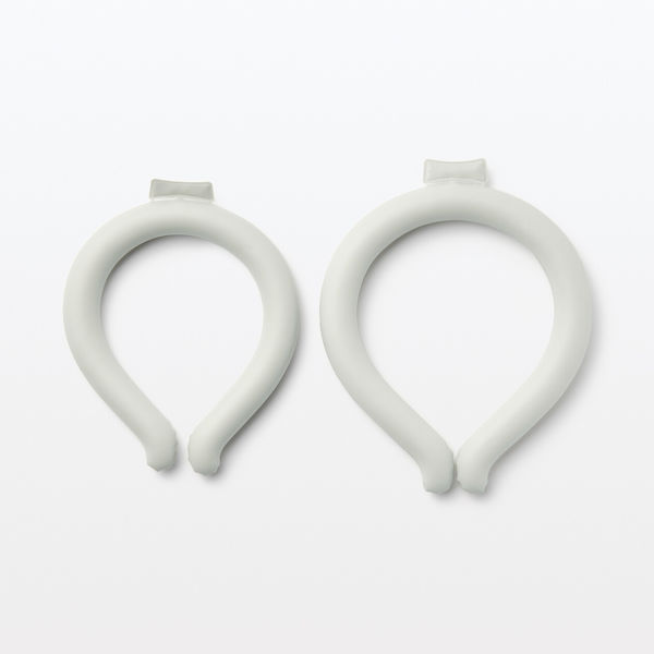 無印良品 ネッククーラー グレー L 約15.5×18cm 内周：約39cm 良品計画 