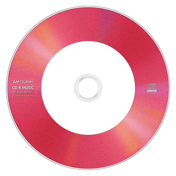 Verbatim Japan 音楽用CD-R 80分 5色カラーミックス MUR80FX10D1-B 1パック（直送品） - アスクル