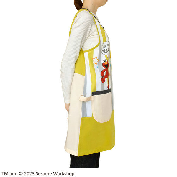 セントレディス セサミストリート エプロン ストライプ