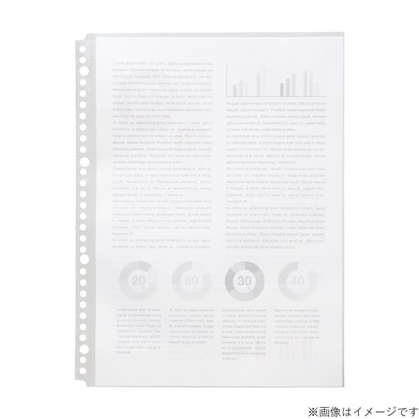 myfa(ミファ)コレクションポケット A4 30穴 パンフレット用 10 myfa(ミファ)コレクションポケット A4 30穴 パンフレット用 10