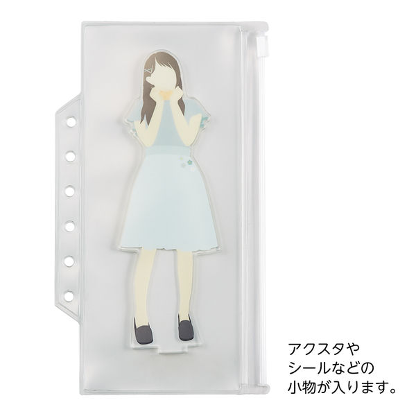 myfa（ミファ）コレクションバインダー コーラルレッド ミニ 6穴