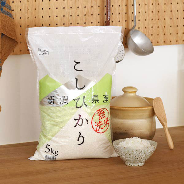 新潟県産 コシヒカリ 5kg 1袋 無洗米 令和6年産 米 お米 新潟県産 コシヒカリ 5kg 1袋 無洗米 令和6年産 米 お米