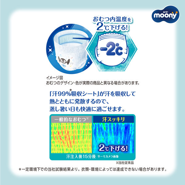 ムーニーマン おむつ パンツ M（6kg～12kg）1パック（48枚）汗スッキリ