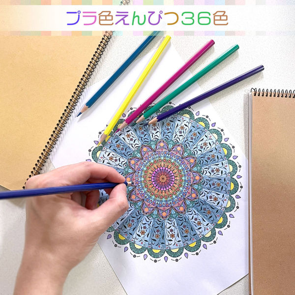アイ・エス プライロえんぴつ 36色セット IS-PCP36 1セット(3個)（直送