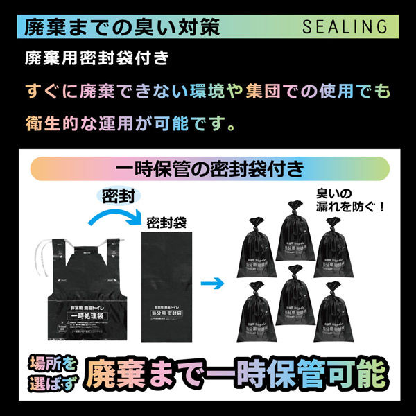 エスパック 簡易トイレ 3個セット KT03-AS 3個（直送品） - アスクル