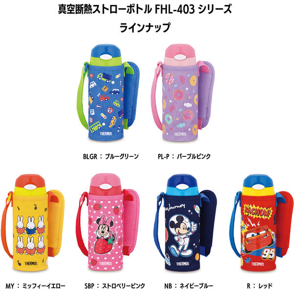 サーモス（THERMOS）真空断熱ストローボトル ミッキー ネイビー