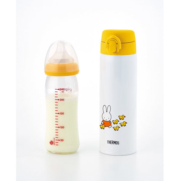 サーモス（THERMOS） 調乳用ステンレスボトル 500ml ミッフィー JNX-502B MFY 1個 - アスクル