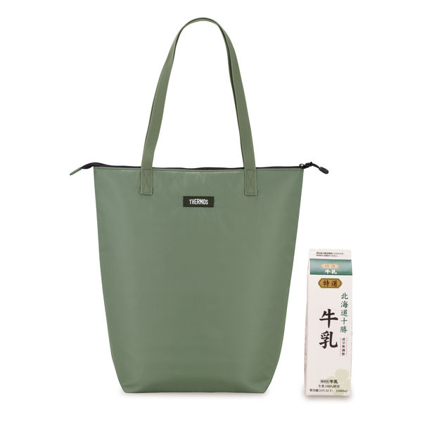 サーモス 保冷ショッピングバッグ 12L カーキ REV-0121 KKI1個 サーモス 保冷ショッピングバッグ 12L カーキ REV-0121 KKI1個