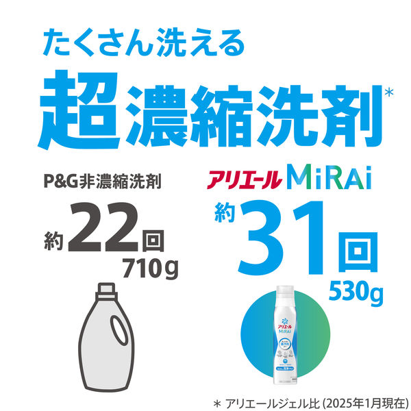 アリエール MiRAi（ミライ） 洗浄プラス ウルトラジャンボ