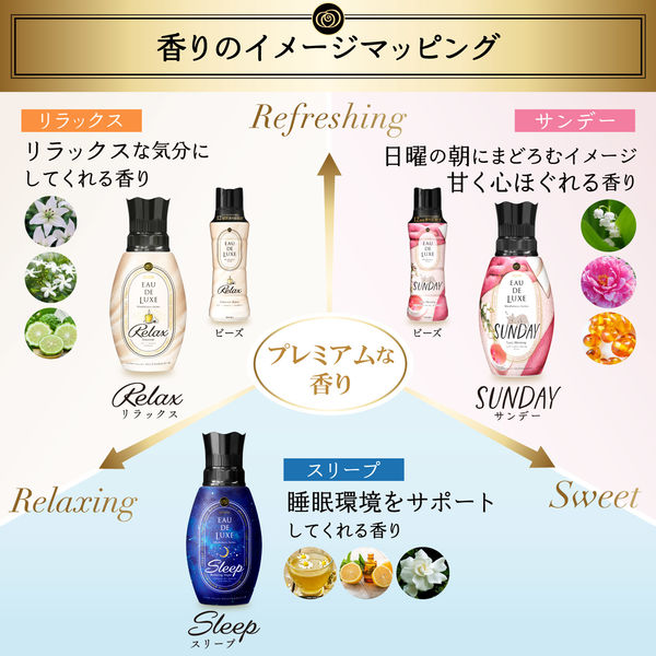 レノア オードリュクス ビーズ マインドフルネスシリーズ リラックス Innocent Bijou 本体 520ml 1個 香り付け専用 P&G  アスクル