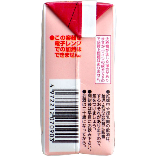 楽園ワイン ミニパック 赤ワイン フルボディ 180ml 1ケース（30