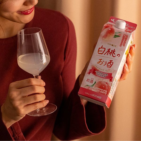 HiNODE（ひので） 白桃のお酒 900ml 1本 もも 桃 白桃 国産果汁