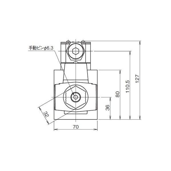 ダイキン工業 電磁操作弁 KSO-G03-2CB-20-N 1PC（直送品） - アスクル