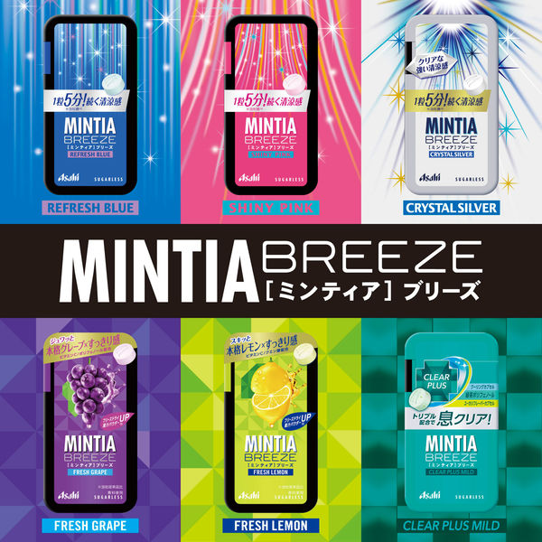 MINTIA（ミンティア）ブリーズ クリアプラスマイルド　1セット（1個×24）　アサヒグループ食品　タブレット　キャンディ