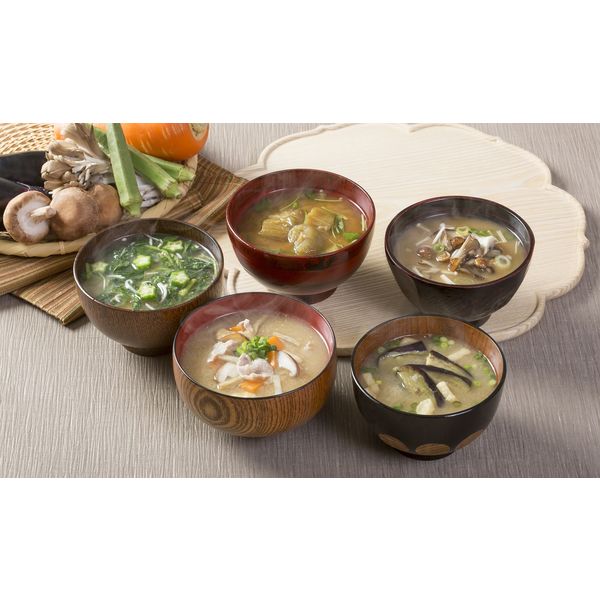 楽天市場】コスモス食品 しあわせいっぱい おみそ汁 5つの味