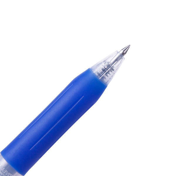 アスクル ノック式ゲルインクボールペン 0.5mm 青 10本 AJJ15-BL