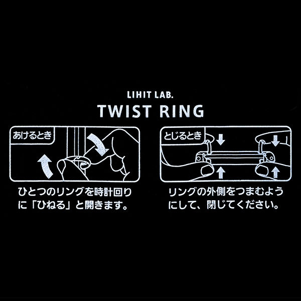 パウルシュミット式バイオレゾナンス　クロスディテクタ・ドックSサイズ リヒトラブ リングファイル A5ヨコ 背幅36mm 青 F871U - アスクル